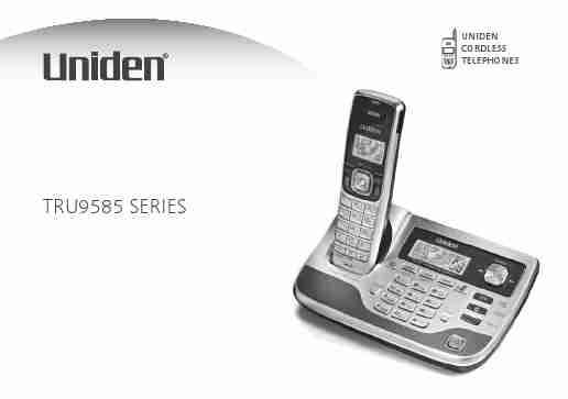 Uniden Cordless Telephone TRU9585-page_pdf